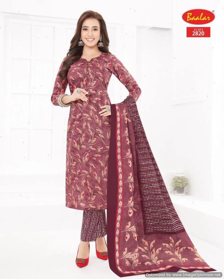 Baalar Zaara Vol 28 Cotton Wholesale Readymade Salwar Suit Catalog — Wholesale Salwar Suits, MPA wholesale from Surat — view 9